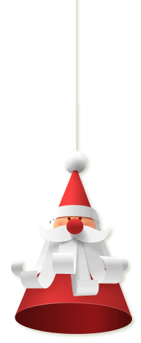 Santa Ornament